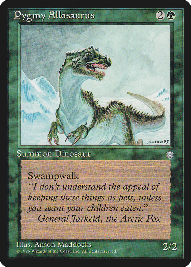Pygmy Allosaurus [Ice Age] Magic: The Gathering