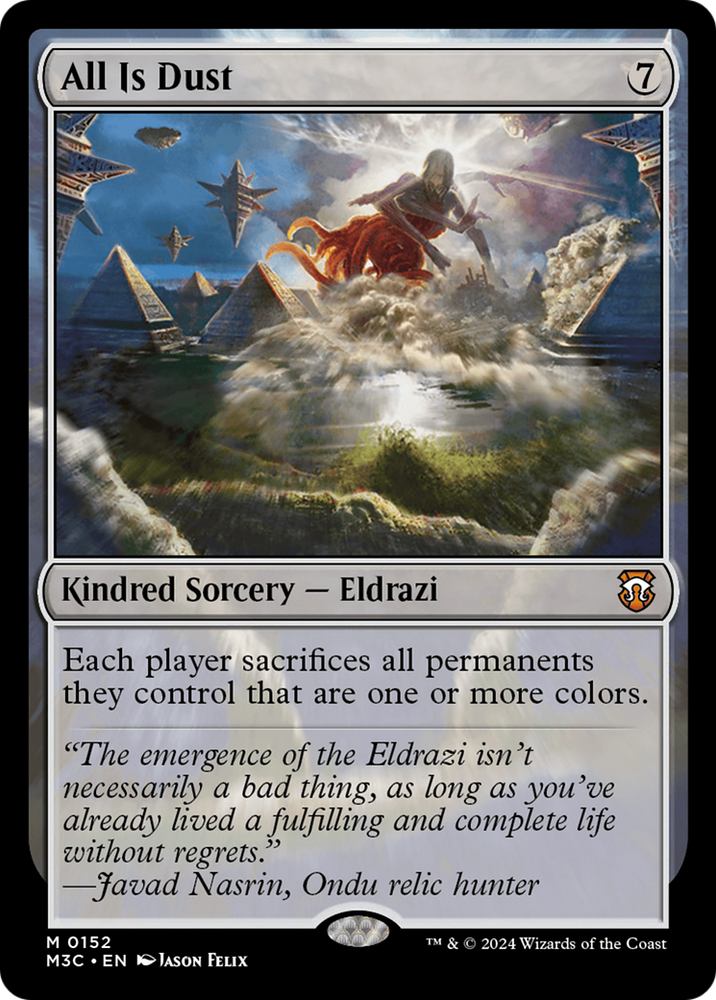 All Is Dust (Ripple Foil) [Modern Horizons 3 Commander] Magic: The Gathering