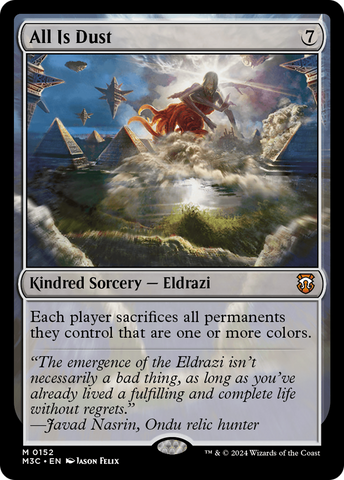 All Is Dust (Ripple Foil) [Modern Horizons 3 Commander] Magic: The Gathering