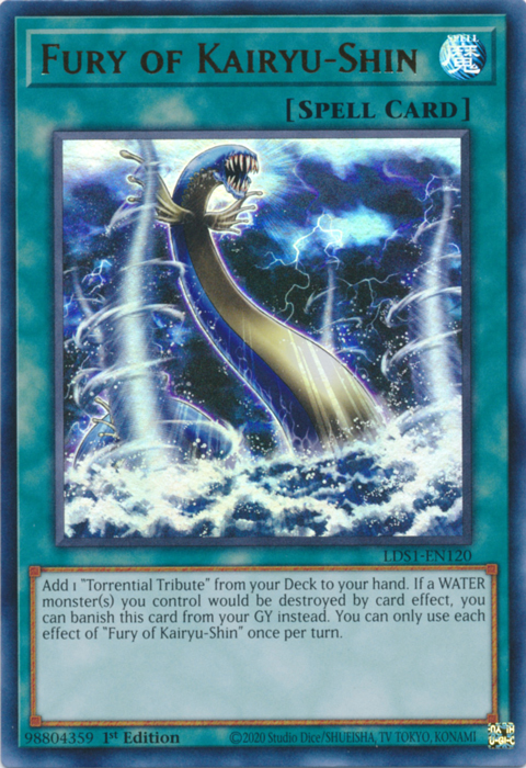 Fury of Kairyu-Shin [LDS1-EN120] Ultra Rare - Yugioh Cards For Your TCG Needs!