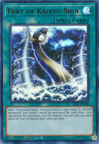 Fury of Kairyu-Shin [LDS1-EN120] Ultra Rare - Yugioh Cards For Your TCG Needs!