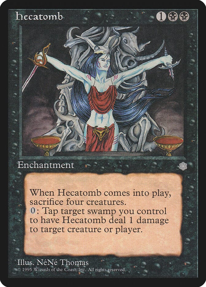 Hecatomb [Ice Age] Magic: The Gathering