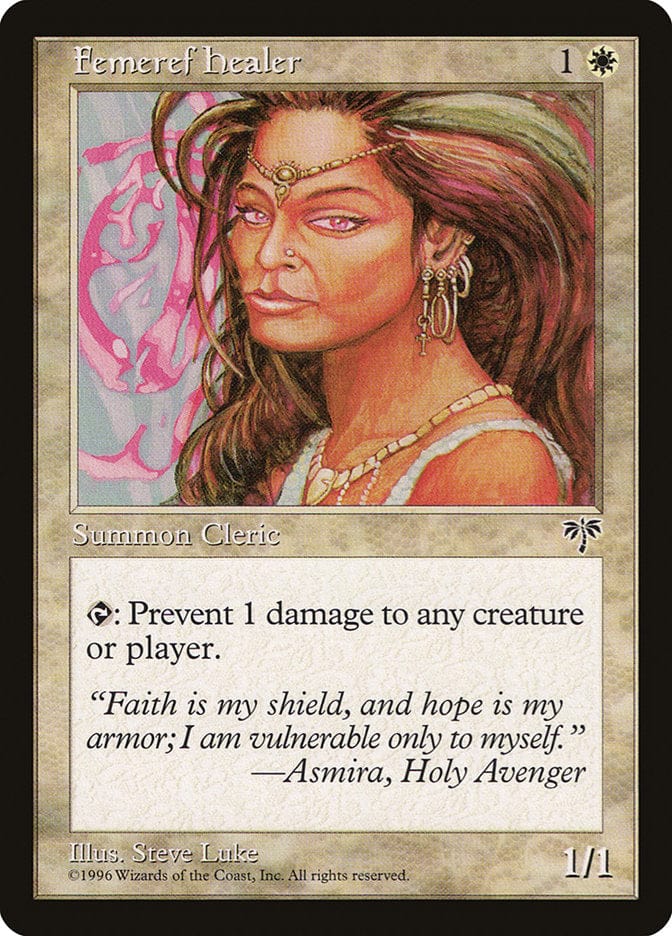 Femeref Healer [Mirage] Magic: The Gathering