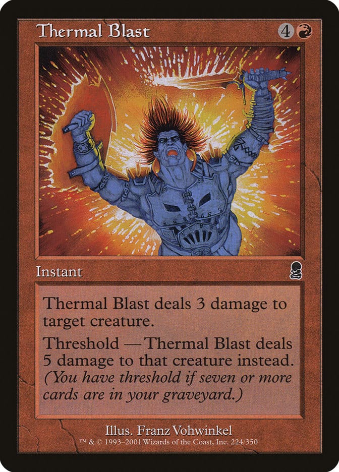 Thermal Blast [Odyssey] Magic: The Gathering