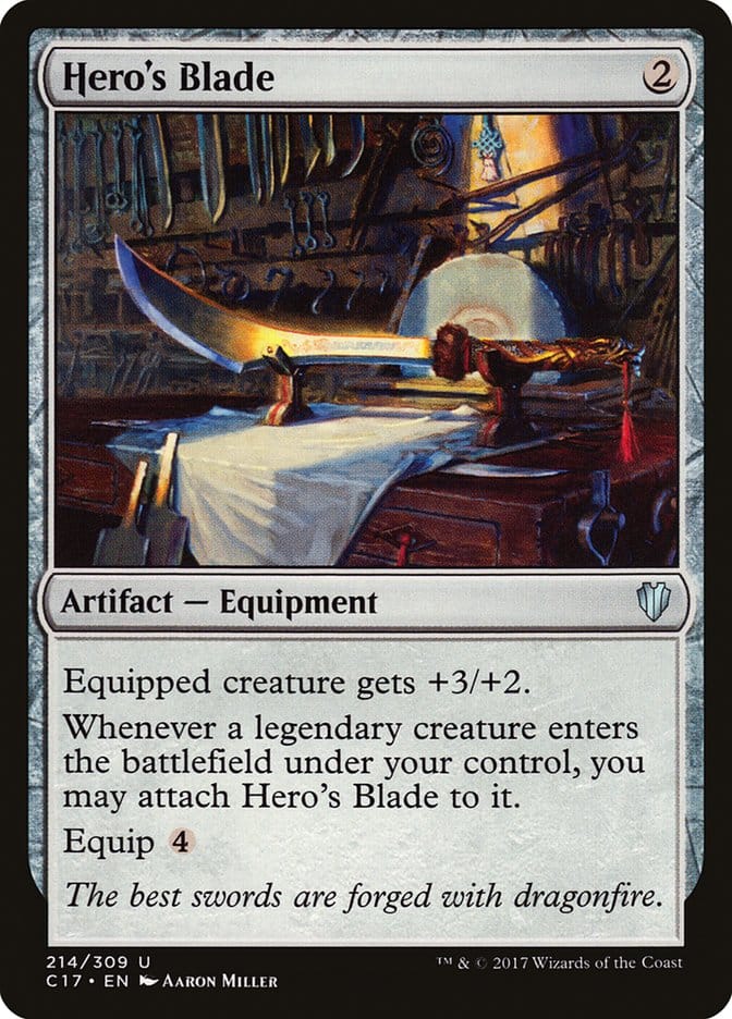 Hero's Blade [Commander 2017] Magic: The Gathering