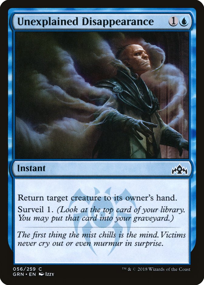 Unexplained Disappearance [Guilds of Ravnica] Magic: The Gathering