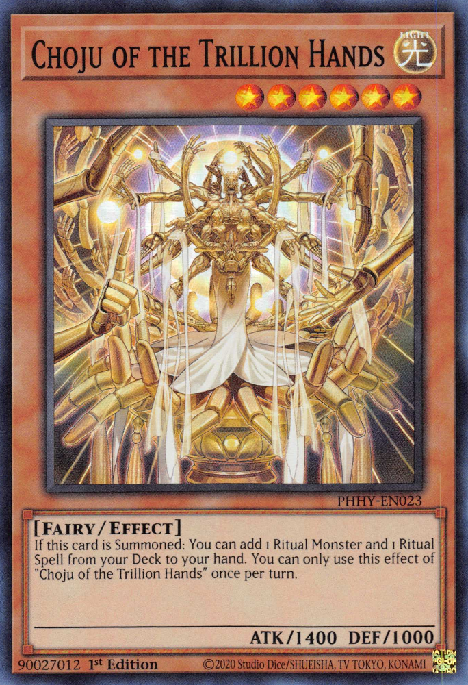 Choju of the Trillion Hands [PHHY-EN023] Super Rare - Yugioh Cards For Your TCG Needs!