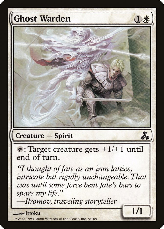Ghost Warden [Guildpact] Magic: The Gathering
