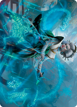 Bearer of Memory Art Card [Kamigawa: Neon Dynasty Art Series] Magic: The Gathering
