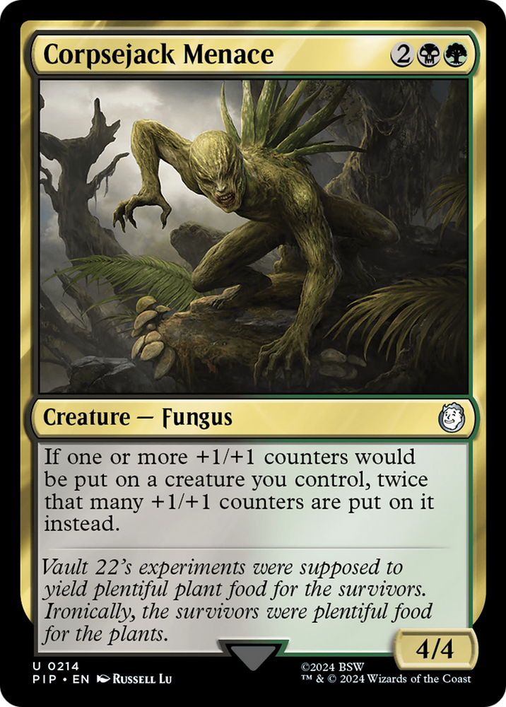 Corpsejack Menace [Fallout] Magic: The Gathering