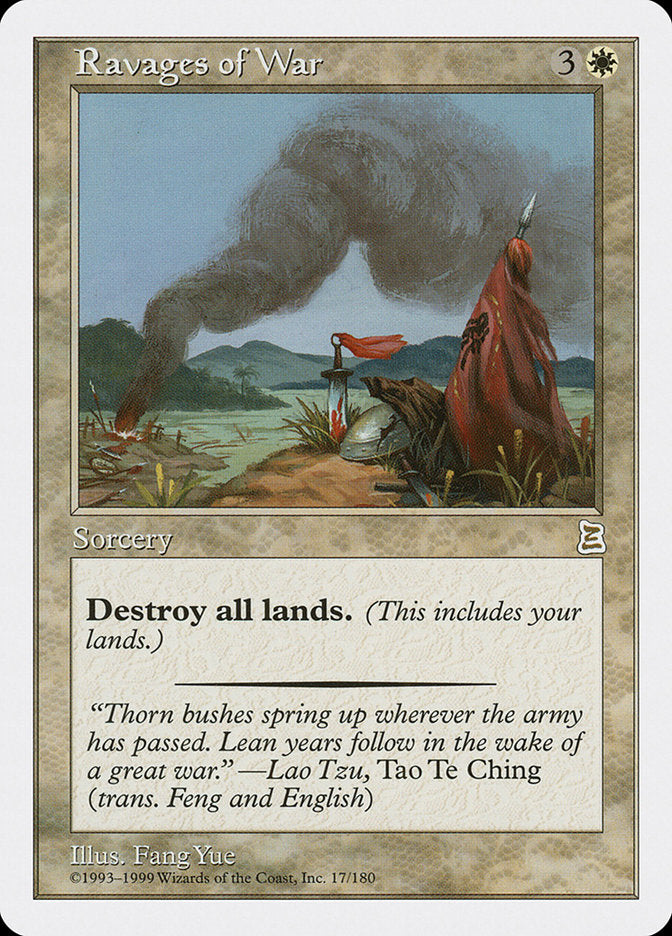 Ravages of War [Portal Three Kingdoms] Magic: The Gathering