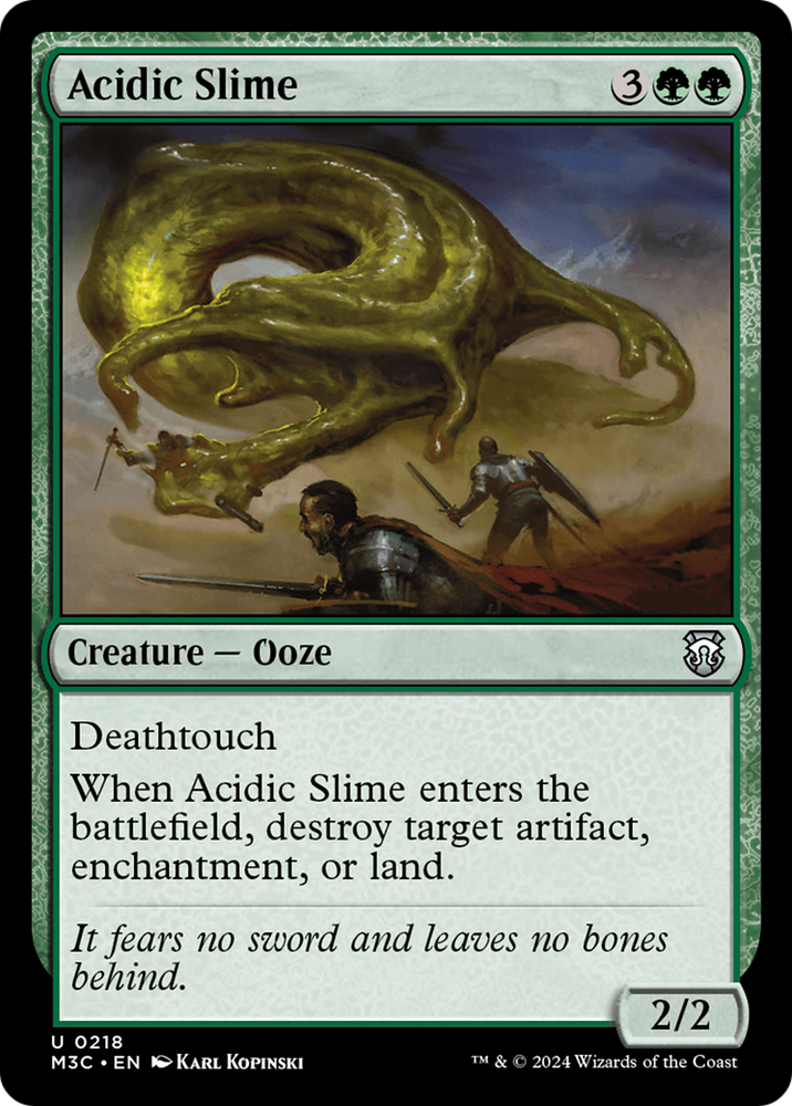 Acidic Slime (Ripple Foil) [Modern Horizons 3 Commander] Magic: The Gathering