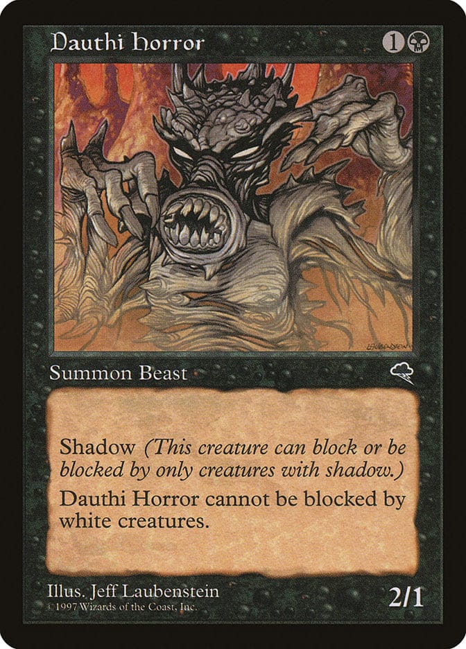 Dauthi Horror [Tempest] Magic: The Gathering