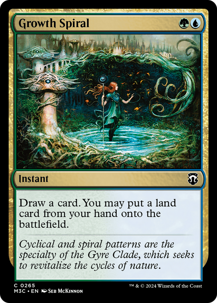 Growth Spiral (Ripple Foil) [Modern Horizons 3 Commander] Magic: The Gathering