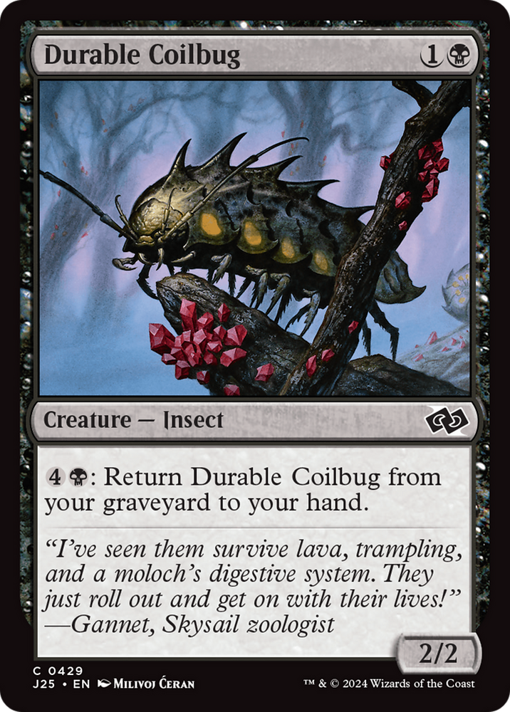 Durable Coilbug [Foundations Jumpstart] Magic: The Gathering