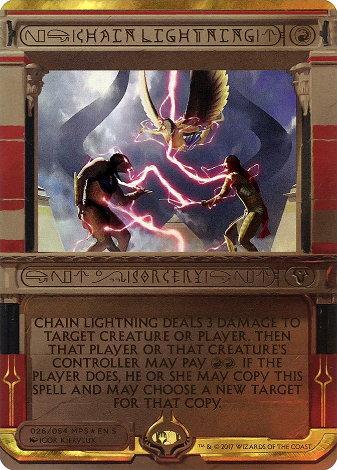 Chain Lightning (Invocation) [Amonkhet Invocations] Magic: The Gathering