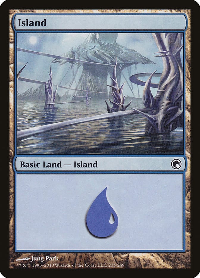 Island (235) [Scars of Mirrodin] Magic: The Gathering