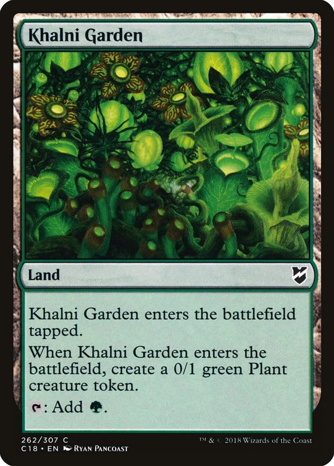 Khalni Garden [Commander 2018] Magic: The Gathering