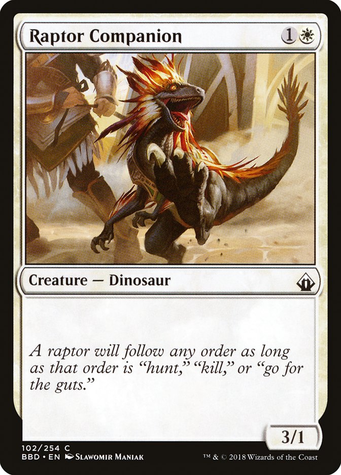 Raptor Companion [Battlebond] Magic: The Gathering