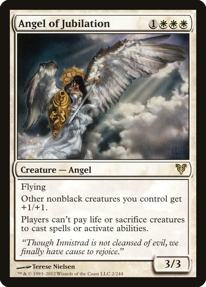 Angel of Jubilation [Avacyn Restored] Magic: The Gathering