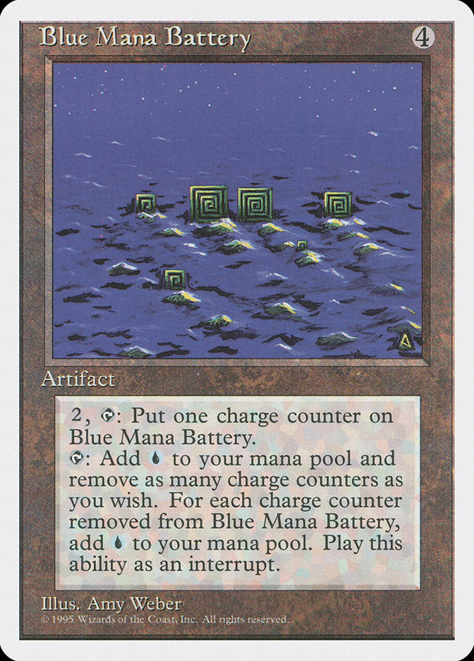 Blue Mana Battery [Fourth Edition] Magic: The Gathering