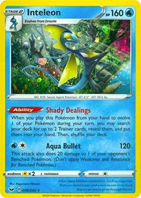 Inteleon (058/202) (Cosmos Holo) [Sword & Shield: Base Set] Pokémon