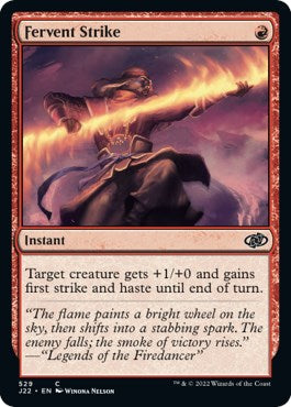 Fervent Strike [Jumpstart 2022] Magic: The Gathering
