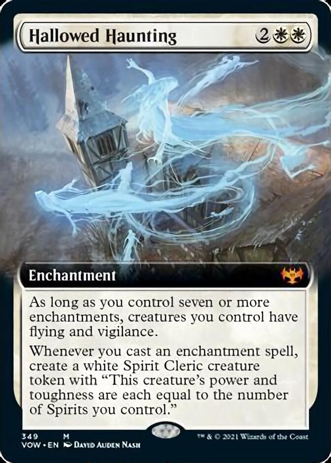 Hallowed Haunting (Extended Art) [Innistrad: Crimson Vow] Magic: The Gathering