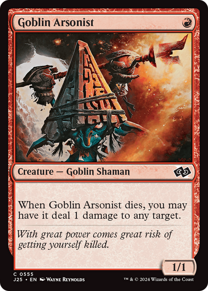 Goblin Arsonist [Foundations Jumpstart] Magic: The Gathering