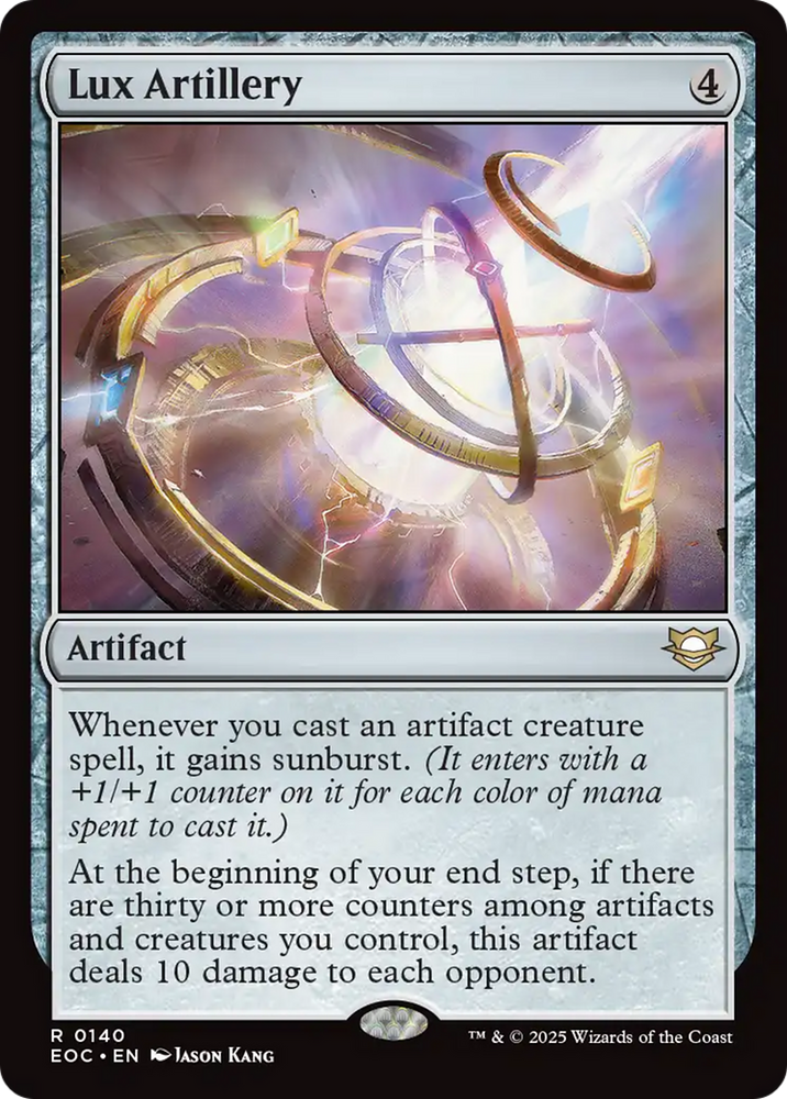 Lux Artillery [Edge of Eternities Commander] Magic: The Gathering