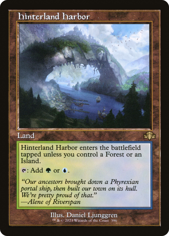 Hinterland Harbor (Retro) [Dominaria Remastered] Magic: The Gathering