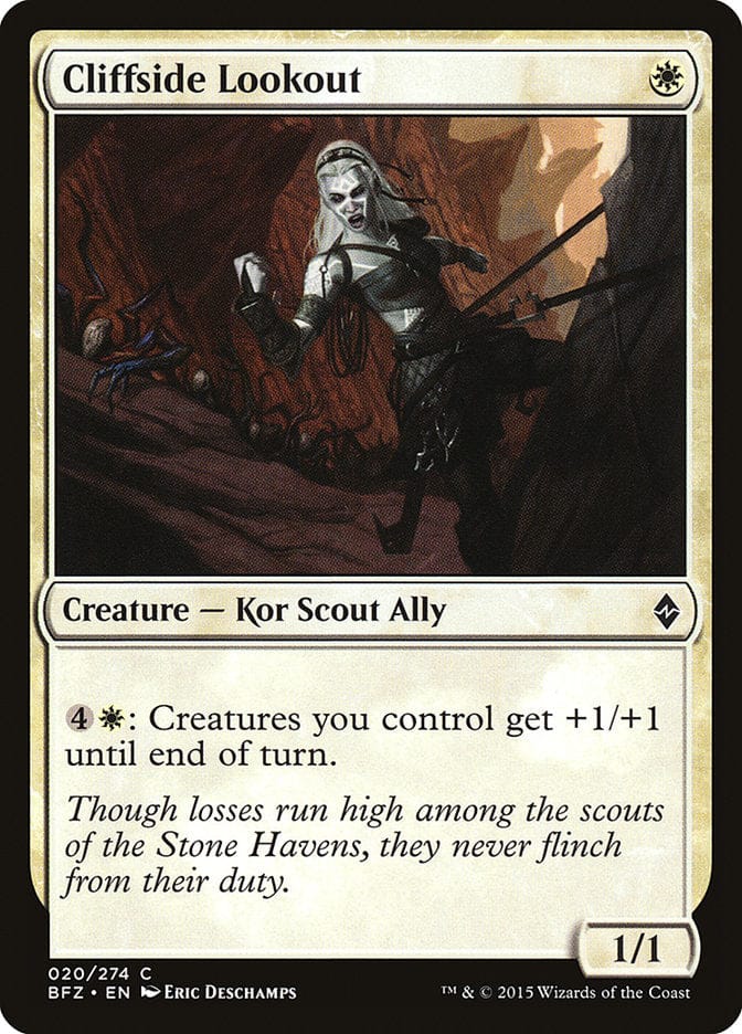 Cliffside Lookout [Battle for Zendikar] Magic: The Gathering