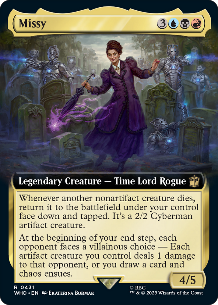 Missy (Extended Art) [Doctor Who] Magic: The Gathering