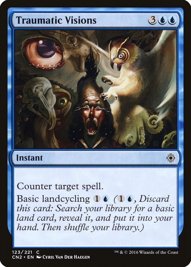 Traumatic Visions [Conspiracy: Take the Crown] Magic: The Gathering