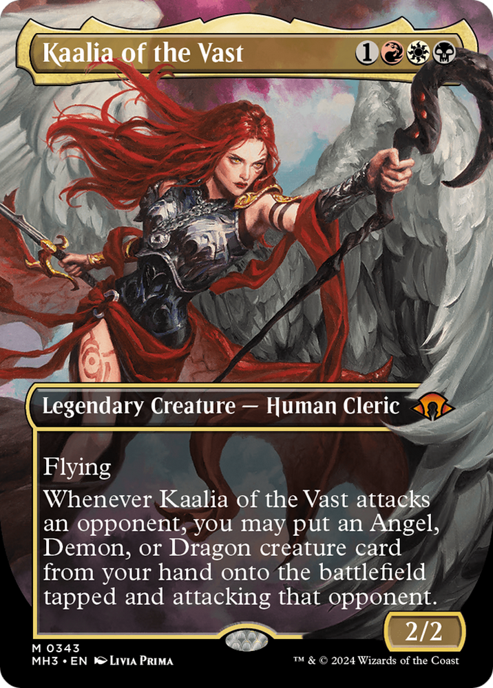 Kaalia of the Vast (Borderless) (0343) [Modern Horizons 3] Magic: The Gathering