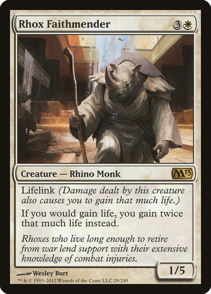 Rhox Faithmender [Magic 2013] Magic: The Gathering