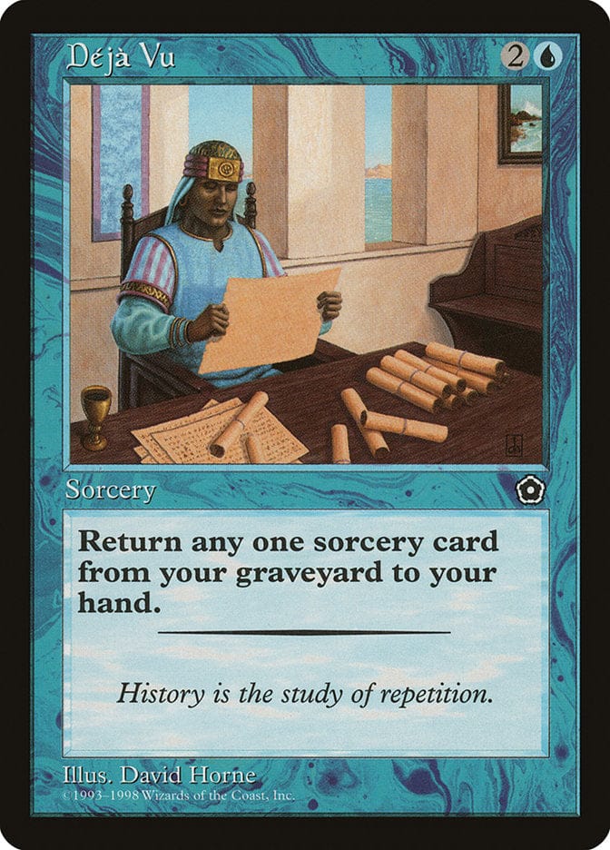 Deja Vu [Portal Second Age] Magic: The Gathering