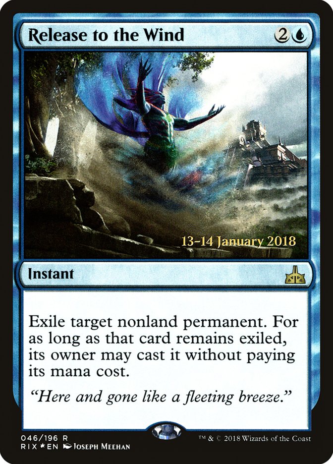 Release to the Wind [Rivals of Ixalan Prerelease Promos] Magic: The Gathering