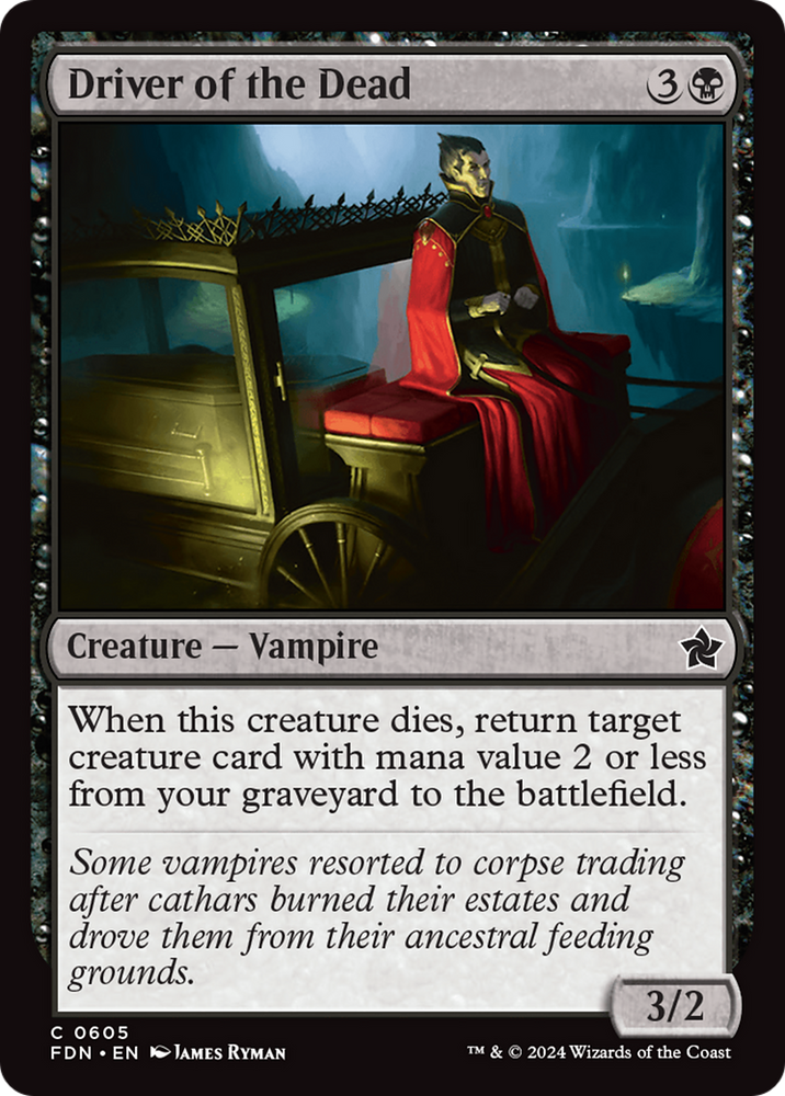 Driver of the Dead [Foundations] Magic: The Gathering
