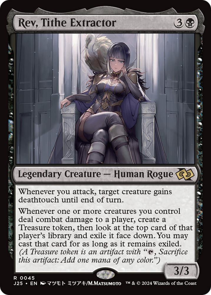 Rev, Tithe Extractor (Anime) [Foundations Jumpstart] Magic: The Gathering