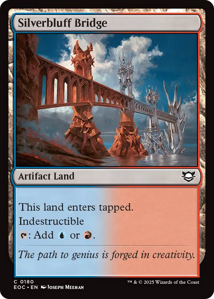 Silverbluff Bridge [Edge of Eternities Commander] Magic: The Gathering