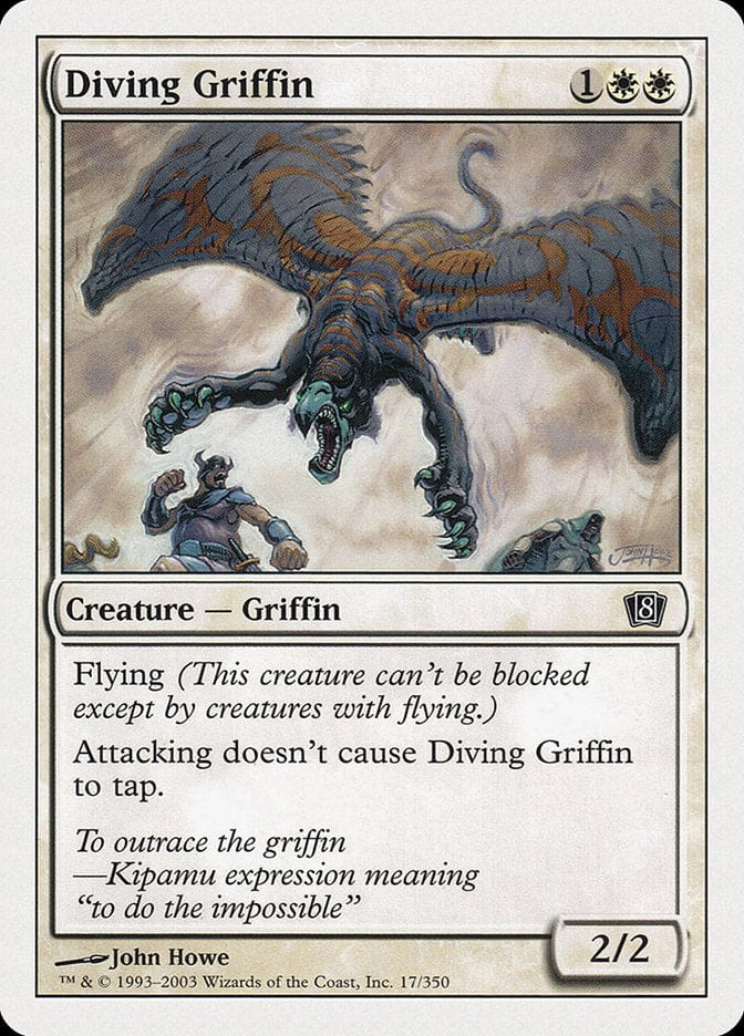 Diving Griffin [Eighth Edition] Magic: The Gathering