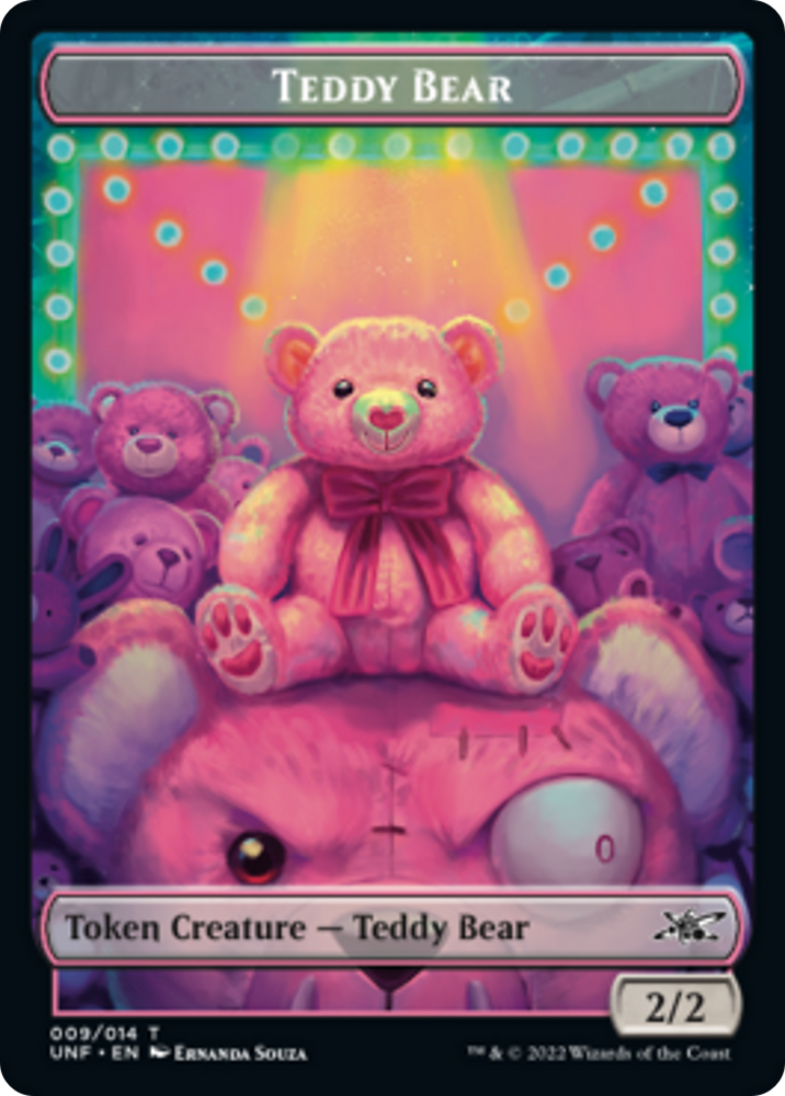 Teddy Bear // Food (011) Double-Sided Token [Unfinity Tokens] Magic: The Gathering