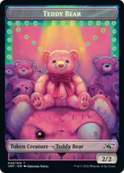 Teddy Bear // Food (011) Double-Sided Token [Unfinity Tokens] Magic: The Gathering