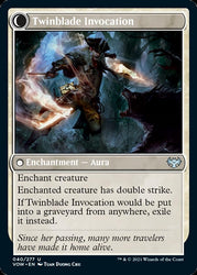 Twinblade Geist // Twinblade Invocation [Innistrad: Crimson Vow] Magic: The Gathering