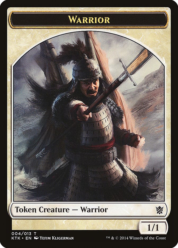 Warrior Token (004/013) [Khans of Tarkir Tokens] Magic: The Gathering