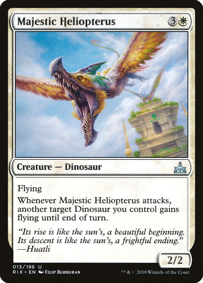 Majestic Heliopterus [Rivals of Ixalan] Magic: The Gathering