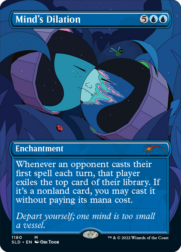 Mind's Dilation (Borderless) [Secret Lair Drop Series] Magic: The Gathering