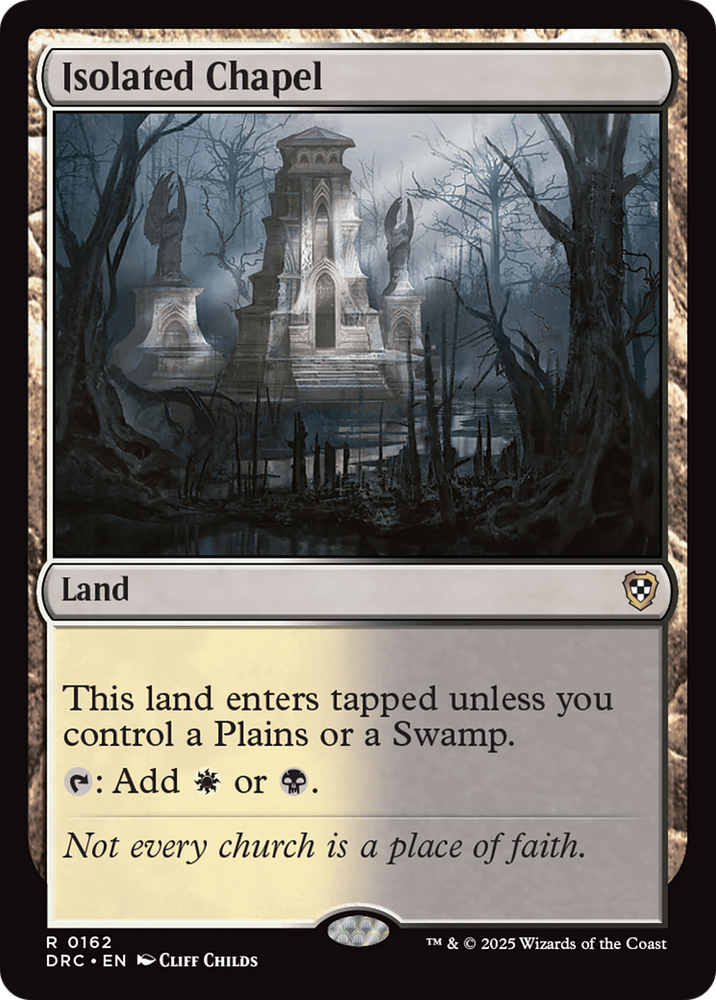 Isolated Chapel [Aetherdrift Commander] Magic: The Gathering
