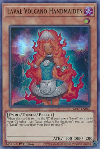 Laval Volcano Handmaiden [GFTP-EN046] Ultra Rare - Yugioh Cards For Your TCG Needs!
